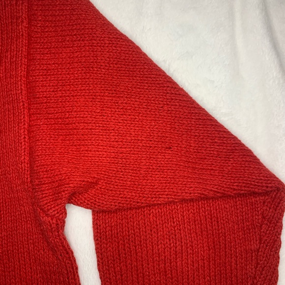 Rare Polo RL 92 Sit Down Bear Red Knit Sweater - Picture 9 of 9